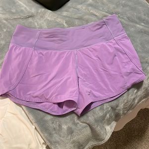 Purple Lululemon shorts